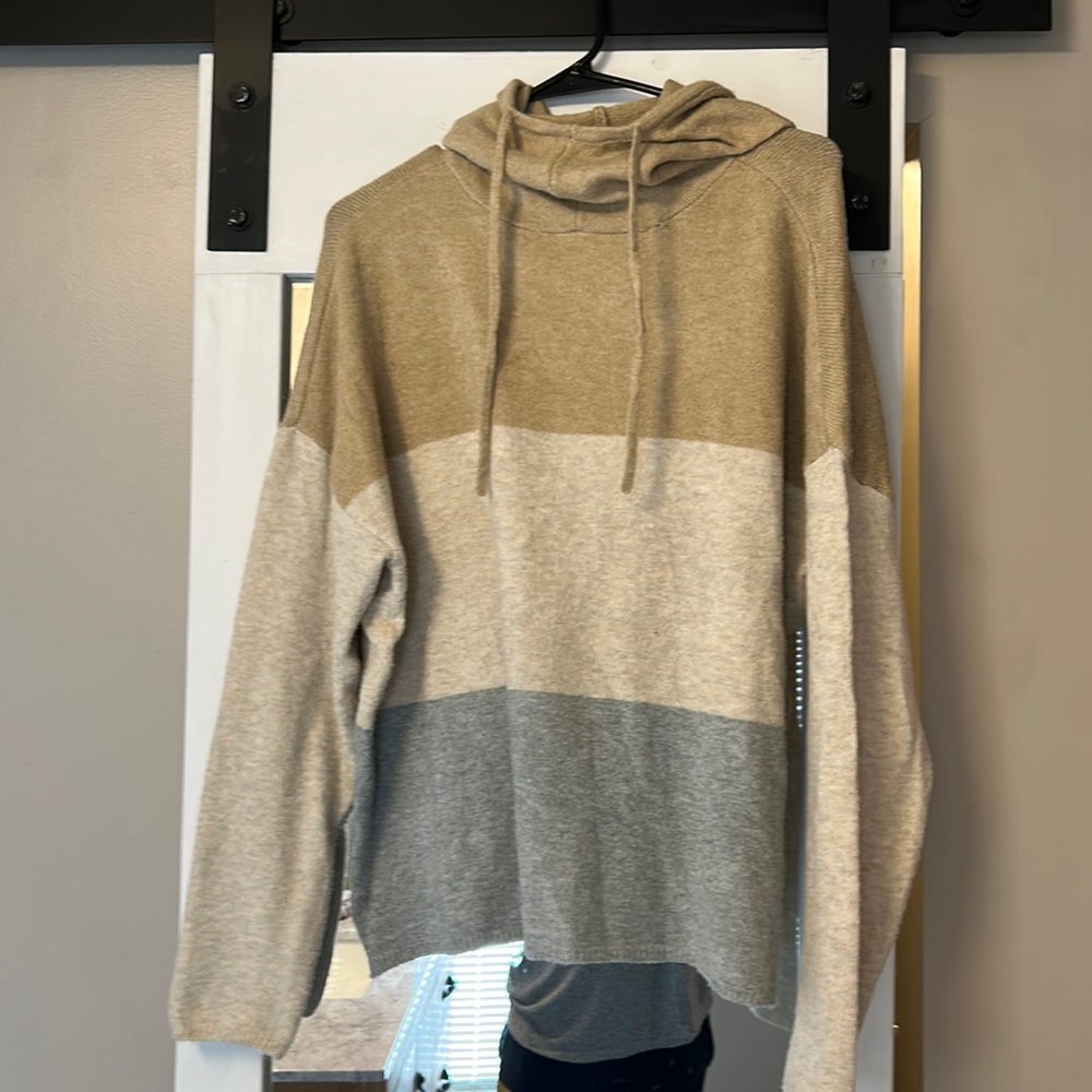 Multi stripe hoodie